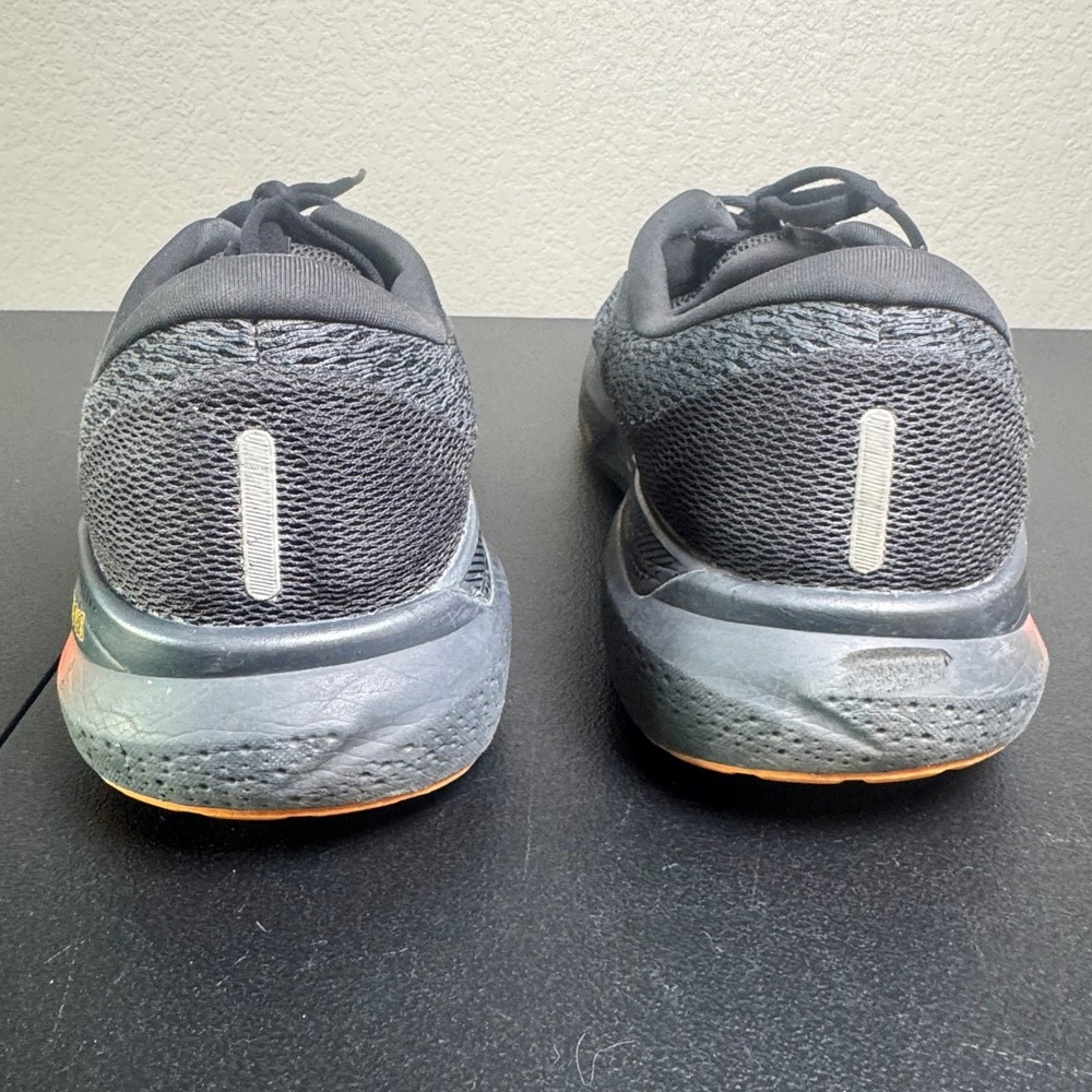 Brooks Adrenaline GTS 24 Mens Running Shoes Grey Black Orange Support Sneakers - Picture 6 of 11